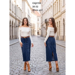 Spódnica jeansowa damska 26-32