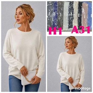 Sweter damski okrągły  L/XL-2XL/3XL