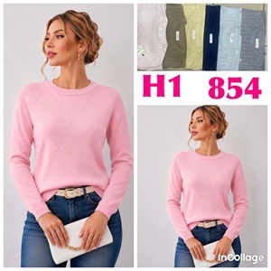 Sweter damski okrągły  L/XL-2XL/3XL