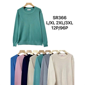 Sweter damski okrągły L/XL 2XL/3XL