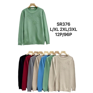 Sweter damski okrągły L/XL 2XL/3XL