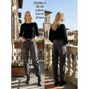 Jeansy z cekinami  38-48