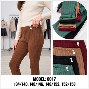 Legginsy dziewczęce ocieplane  134-158