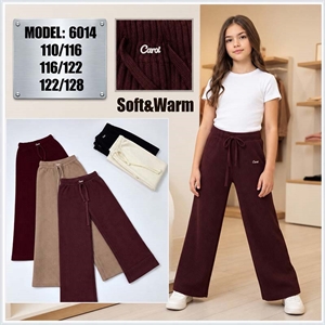 Legginsy dziewczęce ocieplane  110-128