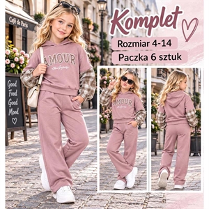 Komplet dziewczęcy 4-14 lat