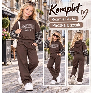 Komplet dziewczęcy 4-14 lat
