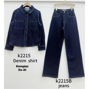 Komplet jeansowa damska  XS-XL