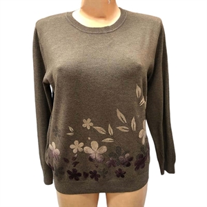 Sweter damski okrągły L-3XL