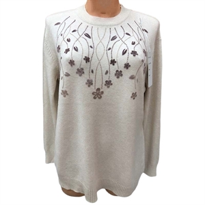 Sweter damski okrągły M/L-XL/2XL