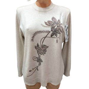 Sweter damski okrągły M/L-XL/2XL