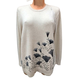 Sweter damski okrągły M/L-XL/2XL