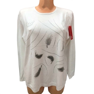 Sweter damski okrągły L/XL 2XL/3XL