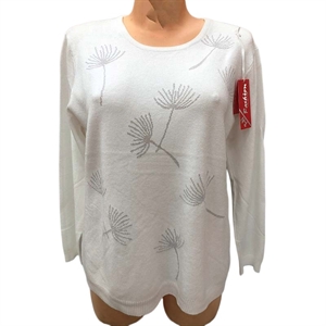 Sweter damski okrągły L/XL 2XL/3XL