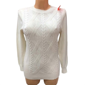 Sweter damski okrągły