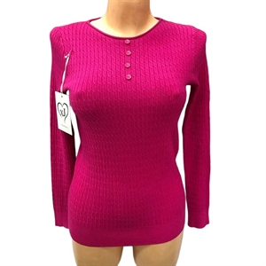 Sweter damski okrągły