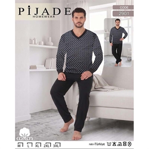 Piżama męska ocieplana  M-3XL