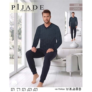 Piżama męska ocieplana  M-3XL