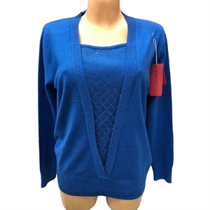 Sweter damski okrągły L/XL 2XL/3XL