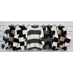 Sweter damski okrągły