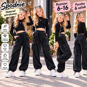 Spodnie dziewczęce  6-16 lat