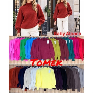 Sweter damski z golfem