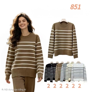 Sweter damski okrągły