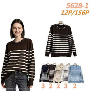 Sweter damski okrągły