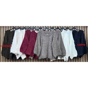 Sweter damski okrągły
