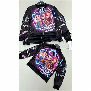 Bluza welurowa rozpinana na zamek bez kapturem  4-14 lat