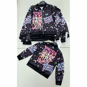 Bluza welurowa rozpinana na zamek  4-14 lat