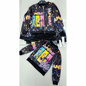 Bluza welurowa rozpinana na zamek  4-14 lat