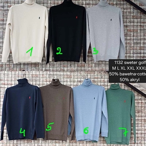 Sweter męski z golfem produkt Turecki  M-3XL