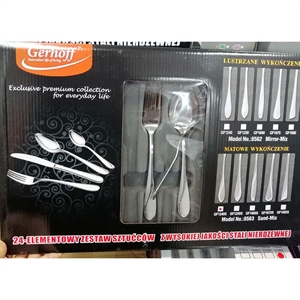 24 - elementowy zestaw sztućców