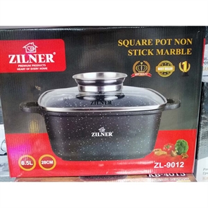 Kwadratowy garnek z powłoką zapobiegającą przywieraniu