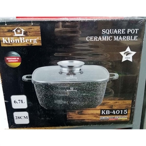 Kwadratowy garnek z powłoką zapobiegającą przywieraniu