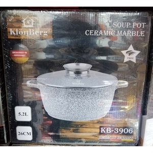 Garnek do zupy ceramiczny marmurowy