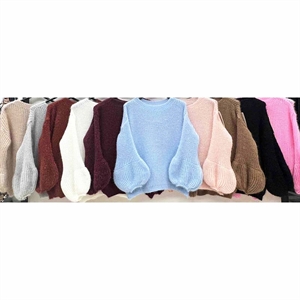 Sweter damski okrągły