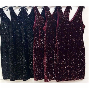 Sukienka damska z cekinami produkt Włoski