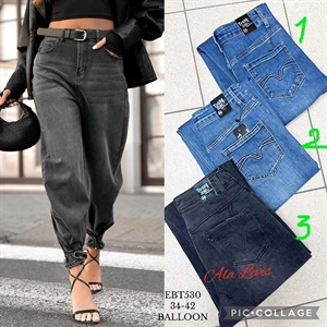 Jeansy balloon  34-42