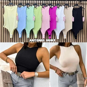 Body damskie bez rękawów produkt Włoski