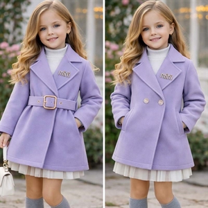 Płaszcz dziewczęcy  4-14 lat