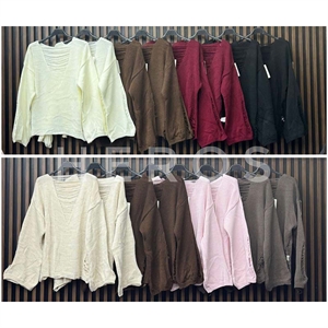 Sweter damski okrągły