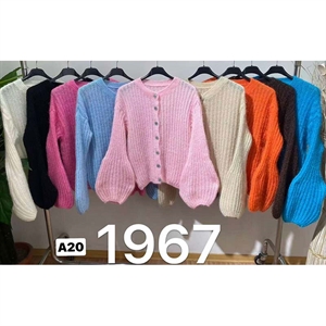 Sweter damski zapinany na guziki