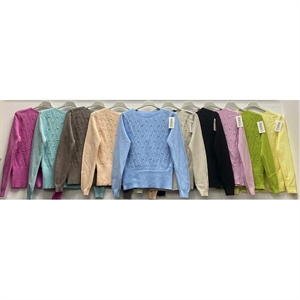 Sweter damski okrągły