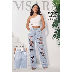Jeansy szerokie nogawki M'sara  XS-XL
