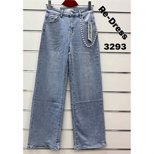 Jeansy szerokie nogawki  XS-XL