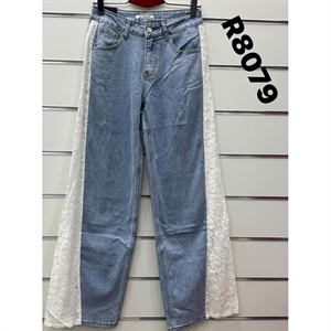 Jeansy szerokie nogawki  XS-XL