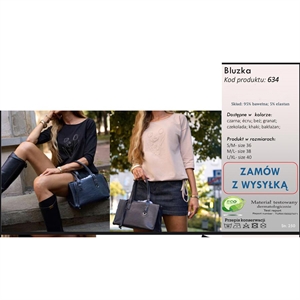 Bluzka damska S/M M/L L/XL