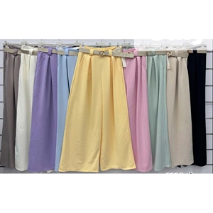 Spodnie damskie szerokie nogawki - Produkt Włoski