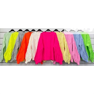 Sweter damski okrągły - Produkt Włoski